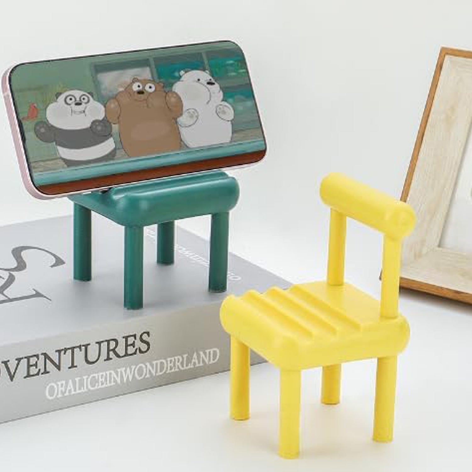 8886 Mobile Phone Holder, Mini Chair Cell Phone Stand, Portable Smartphone Dock, Cellphone Holder for Desktop Design Compatible with All Mobile Phones (1 Pc) 8886 Mobile Phone Holder, Mini Chair Cell Phone Stand, Portable Smartphone Dock, Cellphone Holder for Desktop Design Compatible with All Mobile Phones (1 Pc)